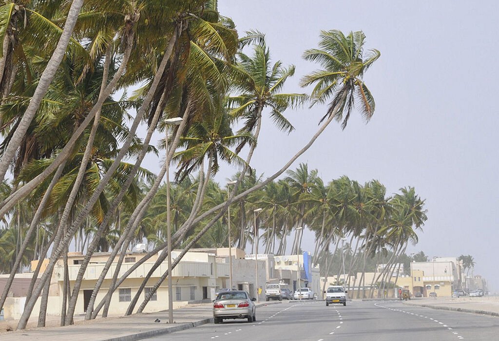 The corniche at Al Haffa, on the Salalah coast.